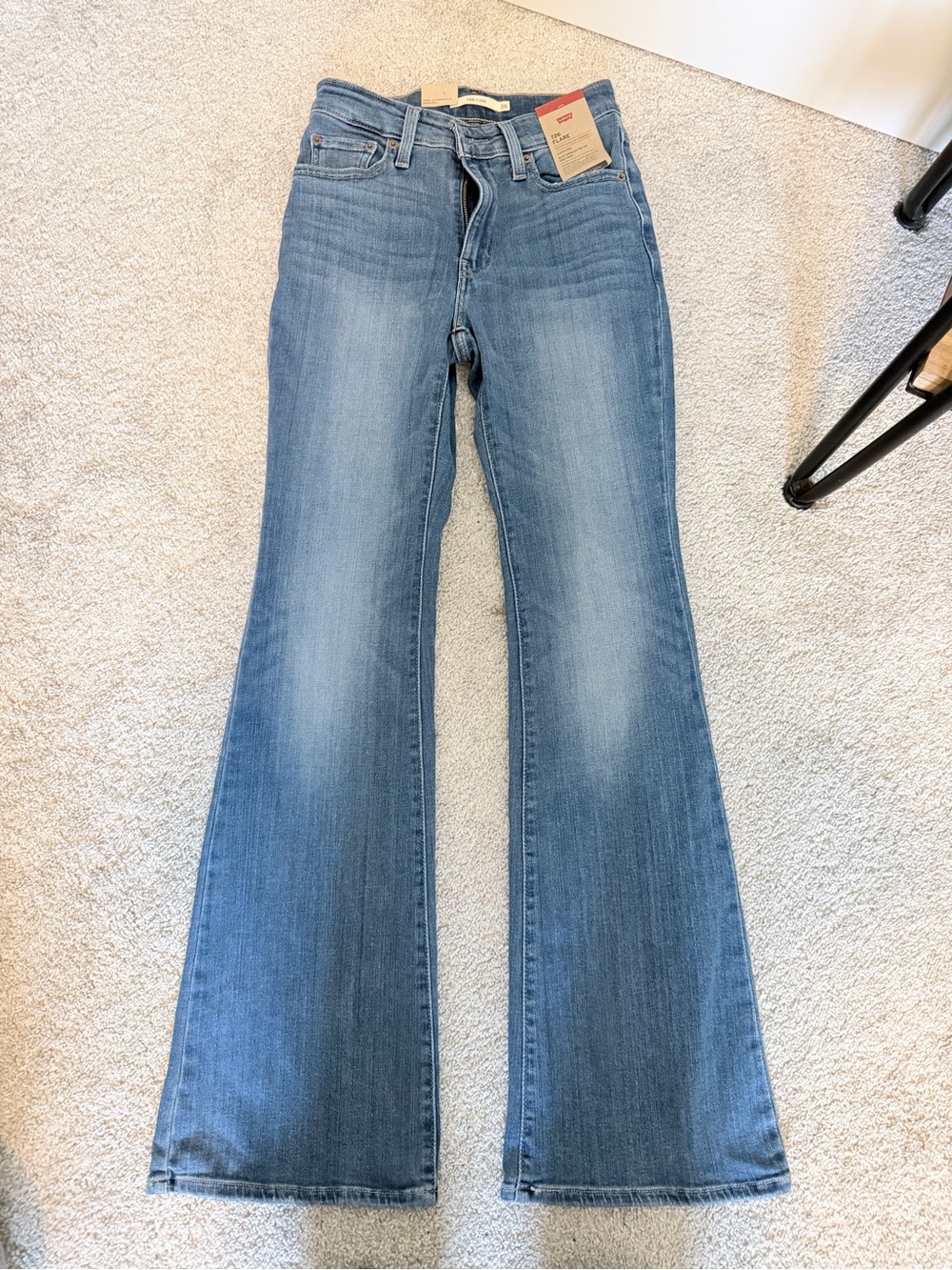 Women's Light Blue Flare Jeans